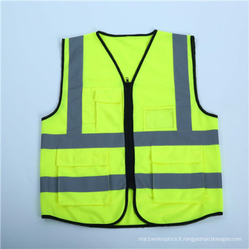 Gilet de sécurité tricoté haute visibilité